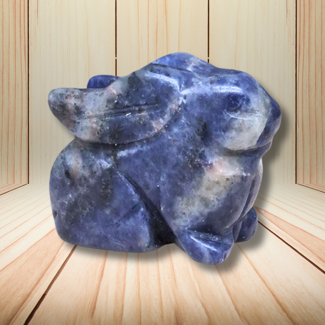 Lapin en Sodalite 28g (PRGFL365-6) - ENAE Minéraux