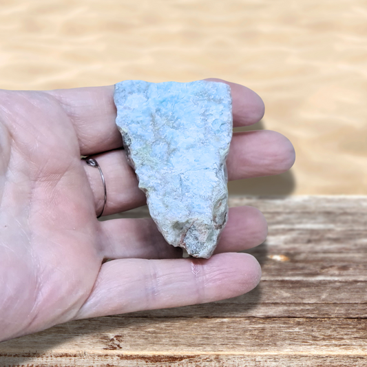 Morceau de Larimar brut 71g (MB523-2) - ENAE Minéraux