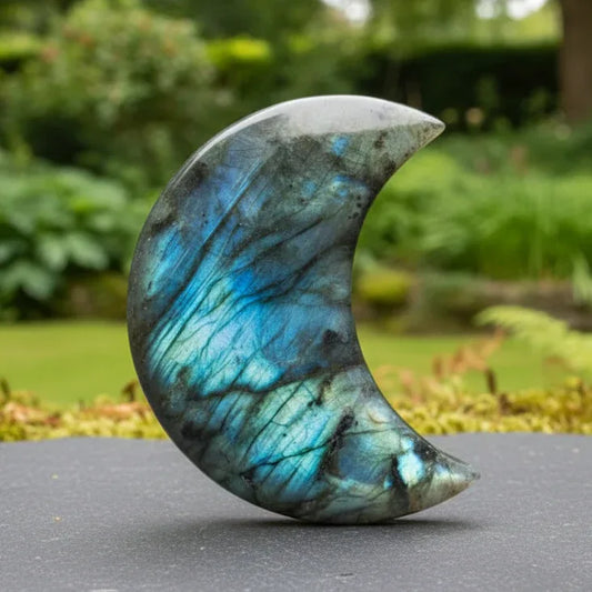 Lune polie en Labradorite 139g (PRGFL397-5)