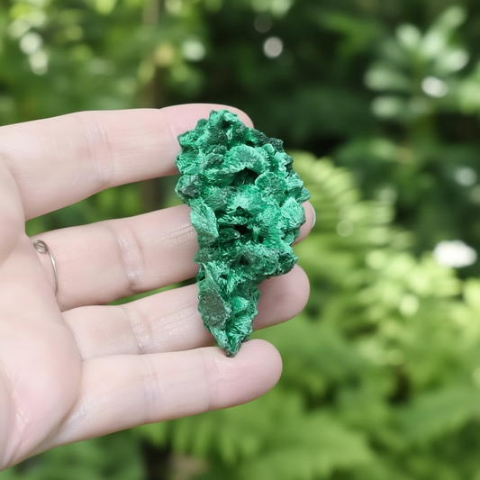 Malachite fibreuse brute 39g (MB495-5)