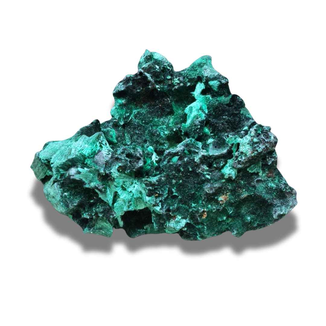 Malachite fibreuse brute (MB495-4) - ENAE Minéraux