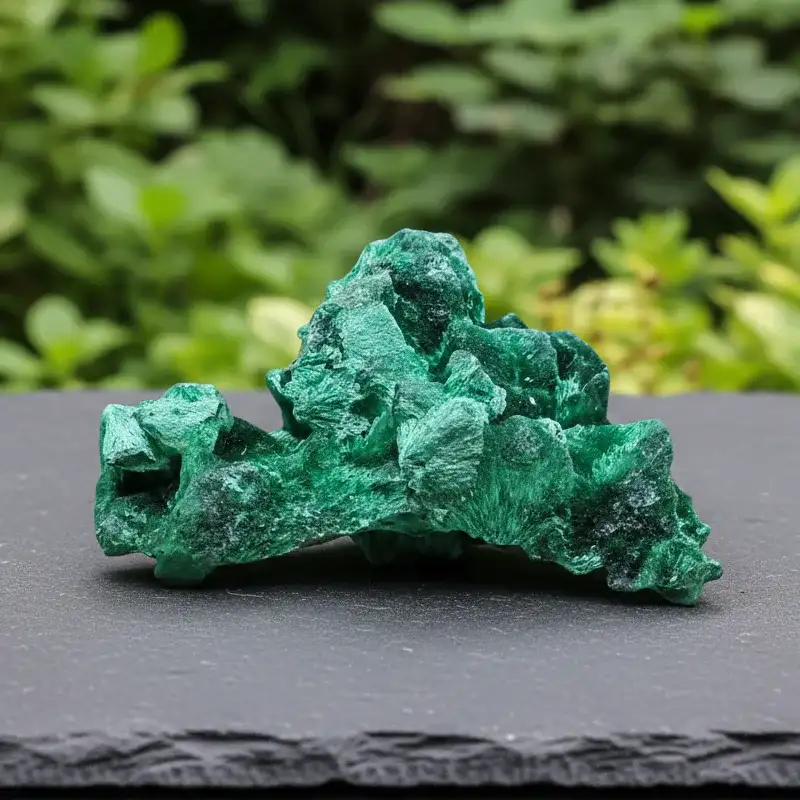 Malachite fibreuse brute 44g (MB495 - 7)
