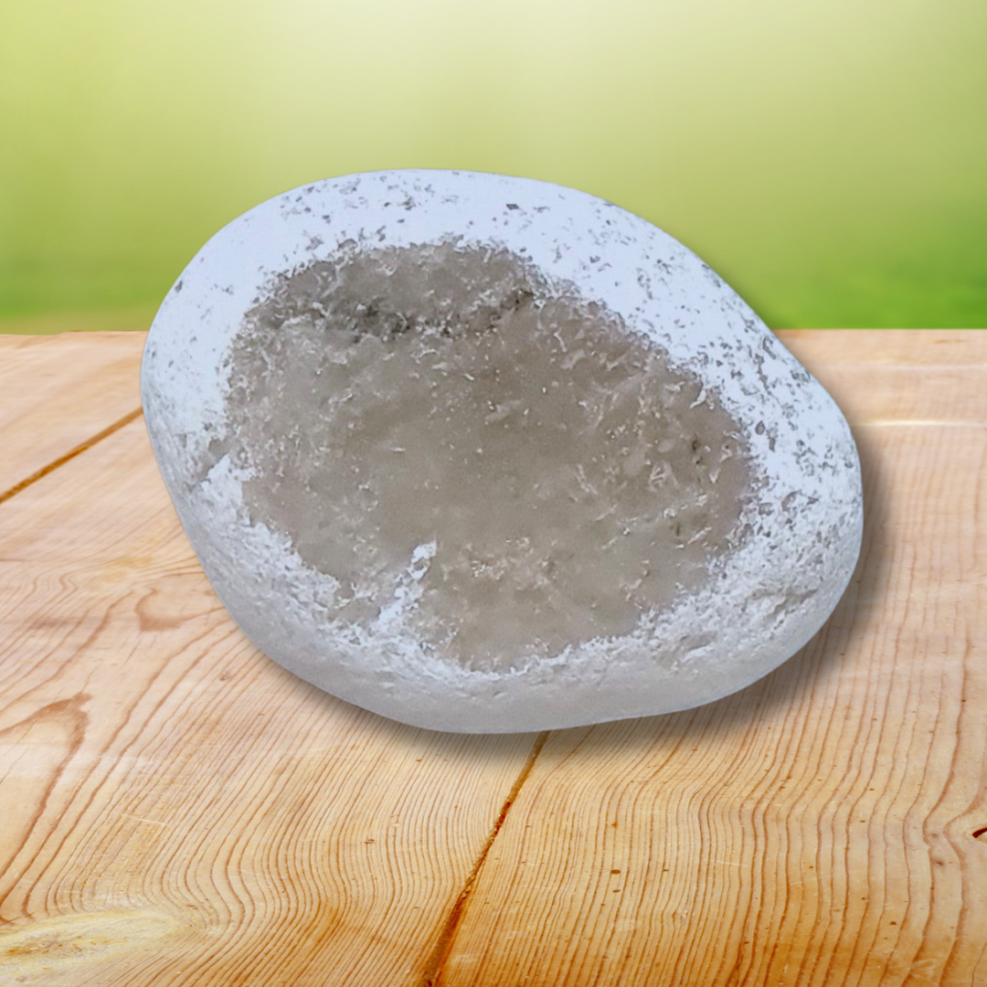 Nodule poli de Quartz fumé 55g (PRGFL510-8) - ENAE Minéraux