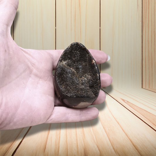 Œuf en Septaria brut et poli 146g (PRGFL588-12)