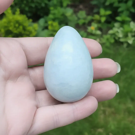 Œuf en Calcite bleue 94g (PRGFL612 - 2)