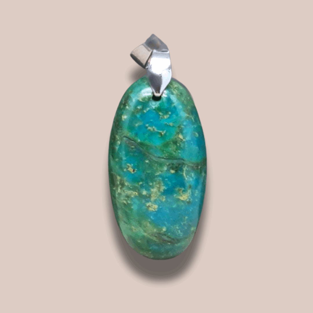 Pendentif en Chrysocolle (PE1648)