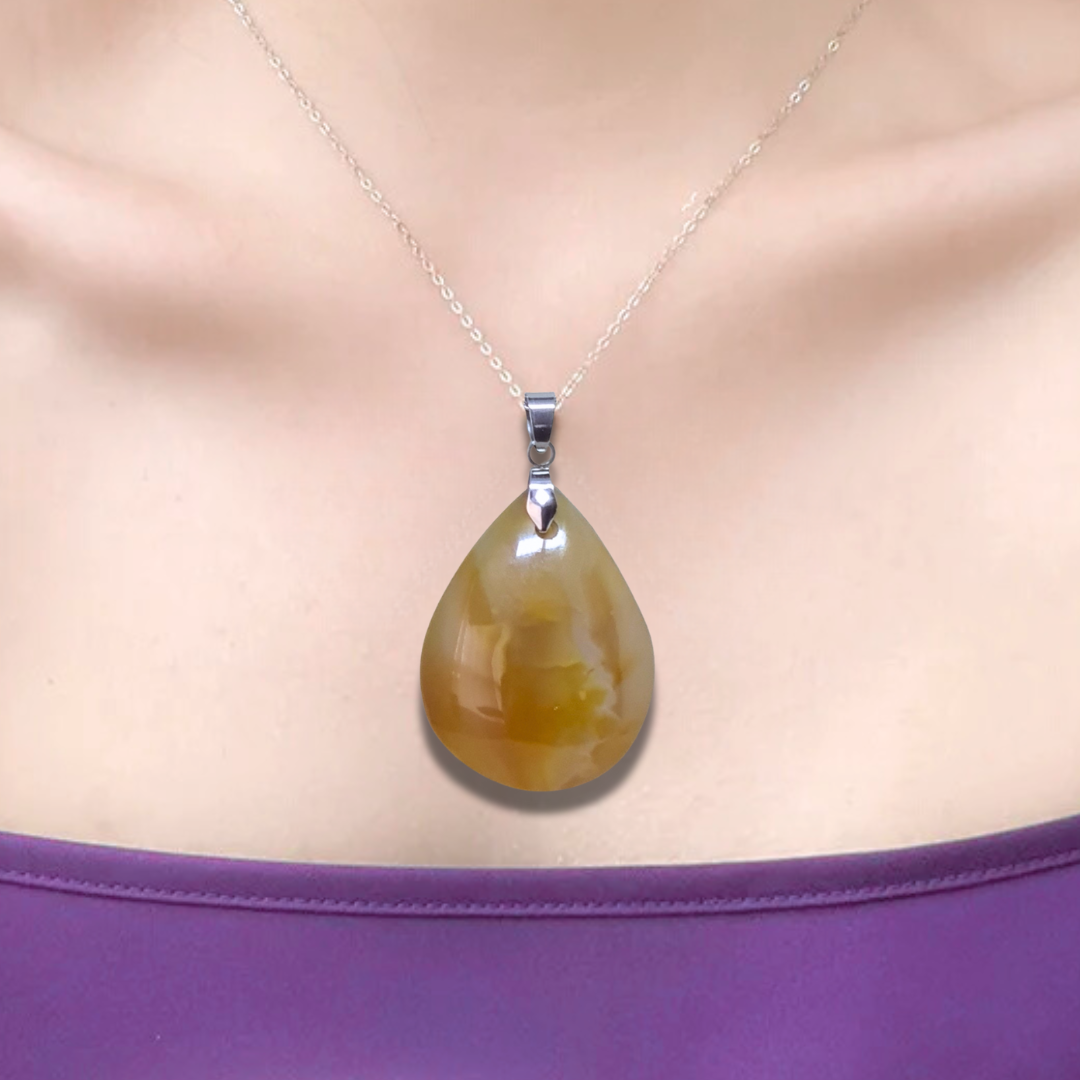 Pendentif en Cornaline (PE2047) - ENAE Minéraux