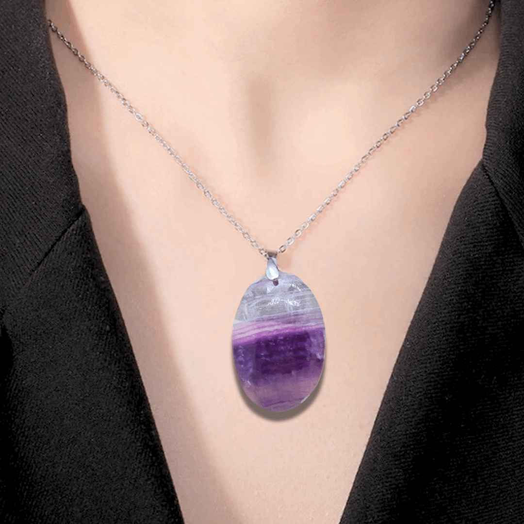 Pendentif en Fluorite (PE714)