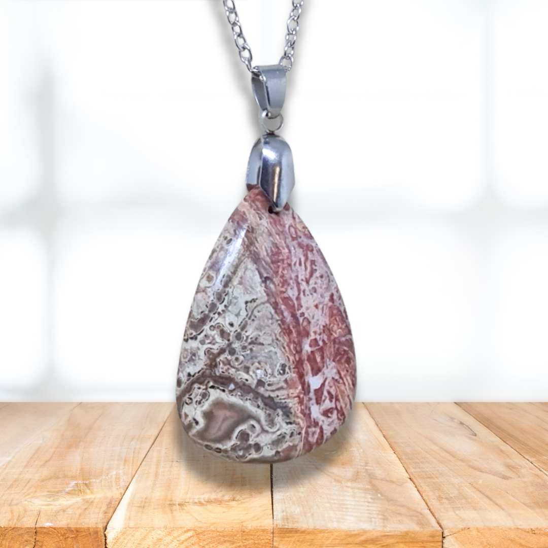 Pendentif en Jaspe Léopard (PE945) - ENAE Minéraux