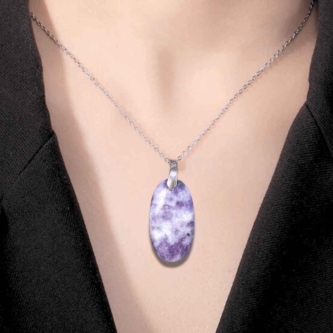 Pendentif en Lépidolite (PE1178)