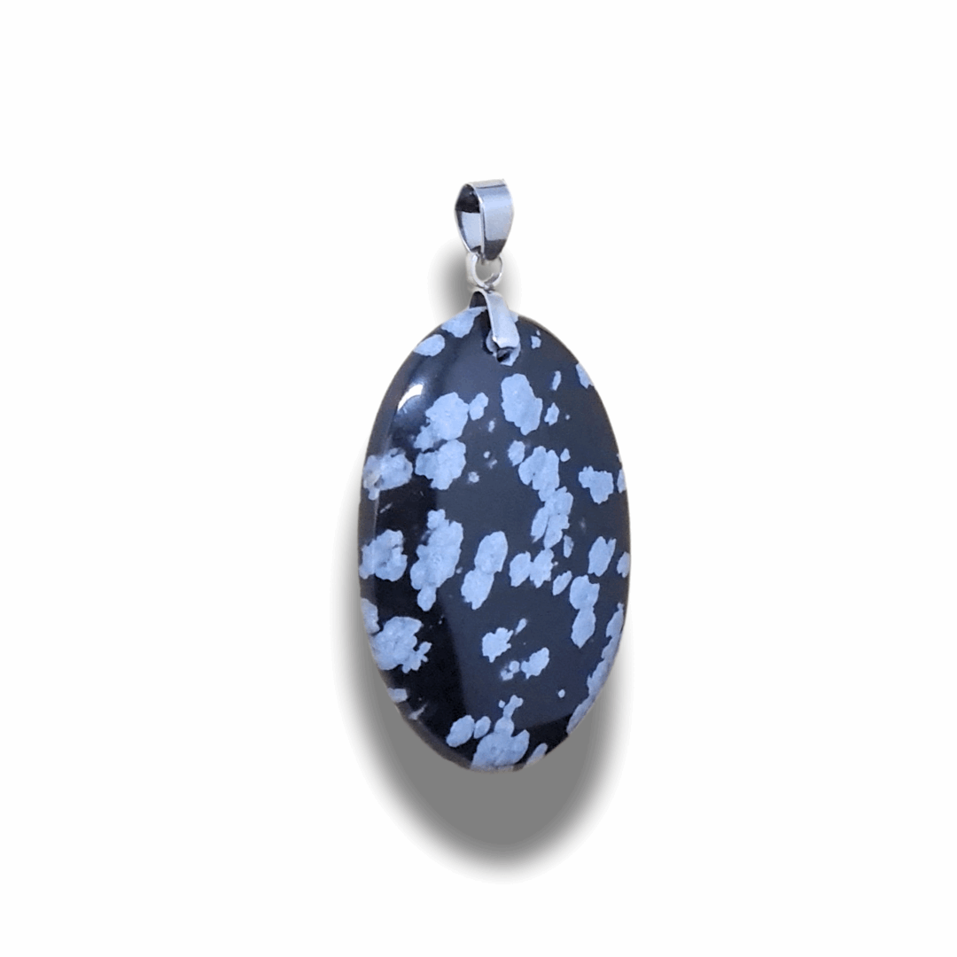 Pendentif en Obsidienne mouchetée (PE2001)