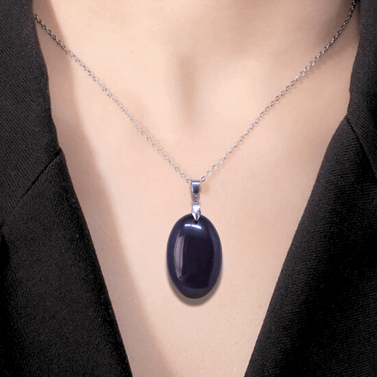 Pendentif en Obsidienne Œil Céleste (PE2048) - ENAE Minéraux