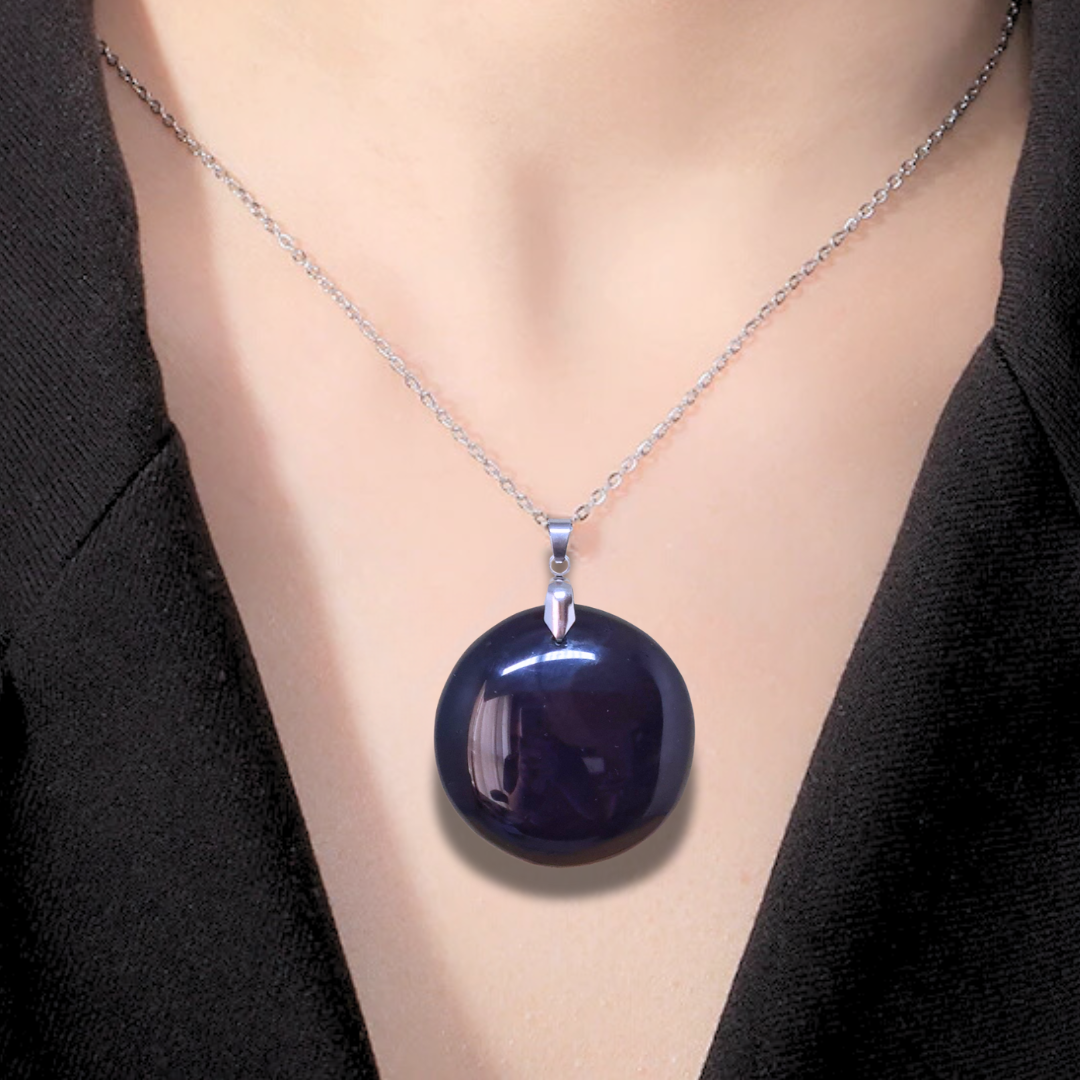 Pendentif en Obsidienne Œil Céleste (PE2049)