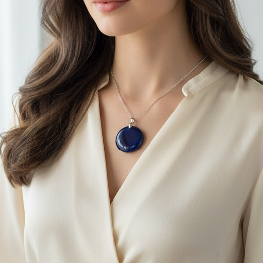 Pendentif en Obsidienne Œil Céleste (PE2050) - ENAE Minéraux