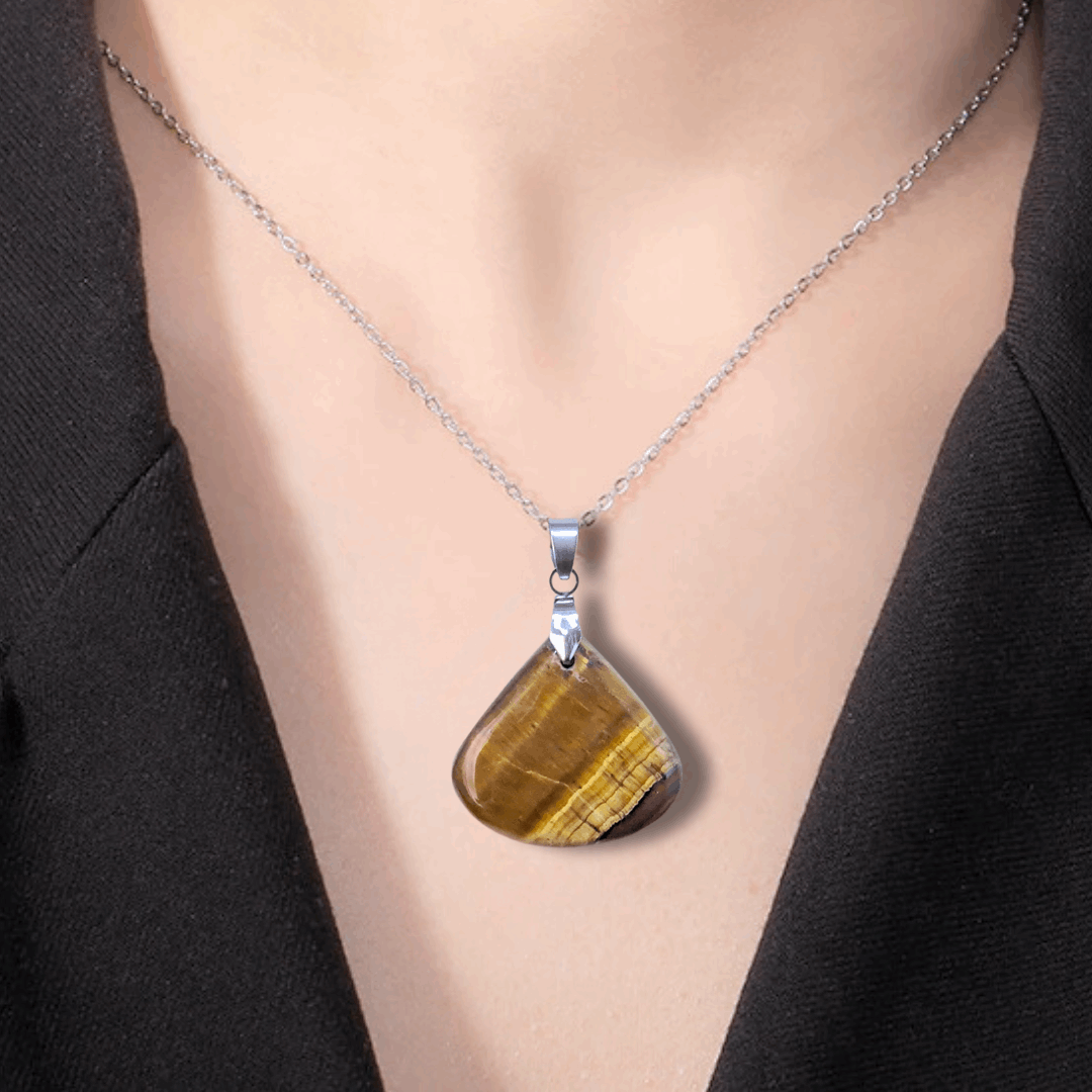 Pendentif en Œil de Tigre (PE1935) - ENAE Minéraux