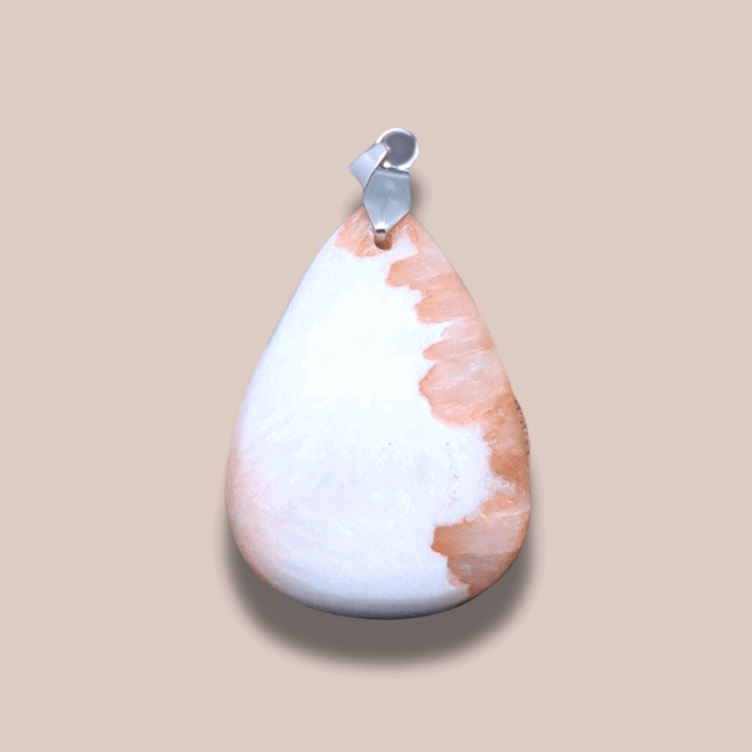 Pendentif en Scolécite et Stilbite (PE782)