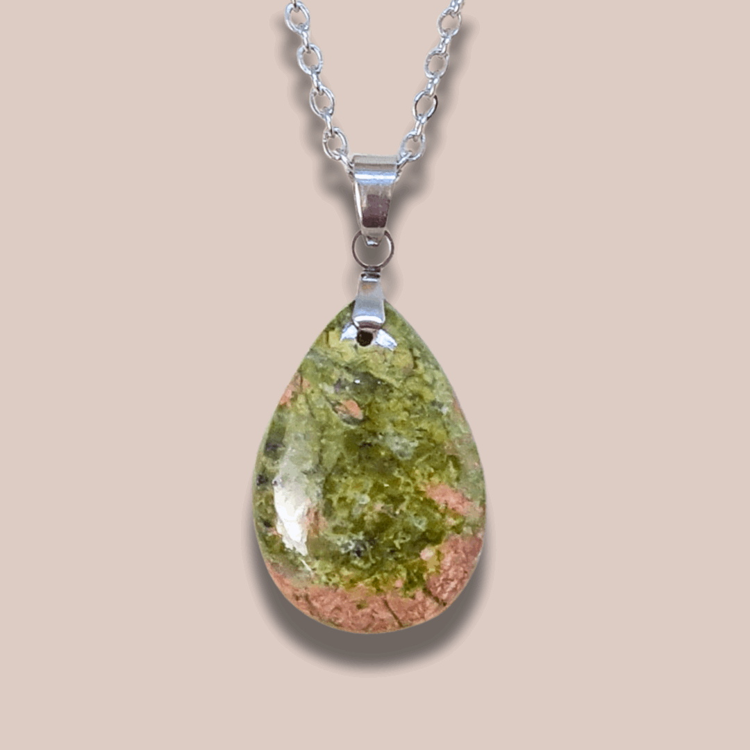 Pendentif en Unakite (PE972)