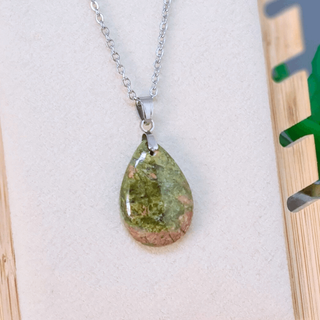 Pendentif en Unakite (PE972)