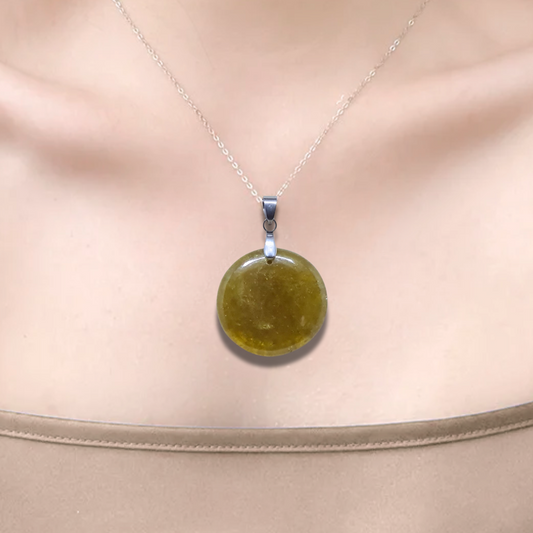 Pendentif en Grenat Grossulaire (PE1315)