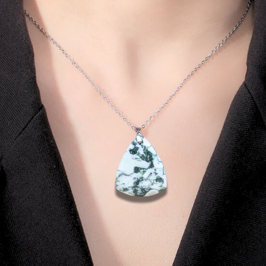 Pendentif en Agate Arbre (PE1486)