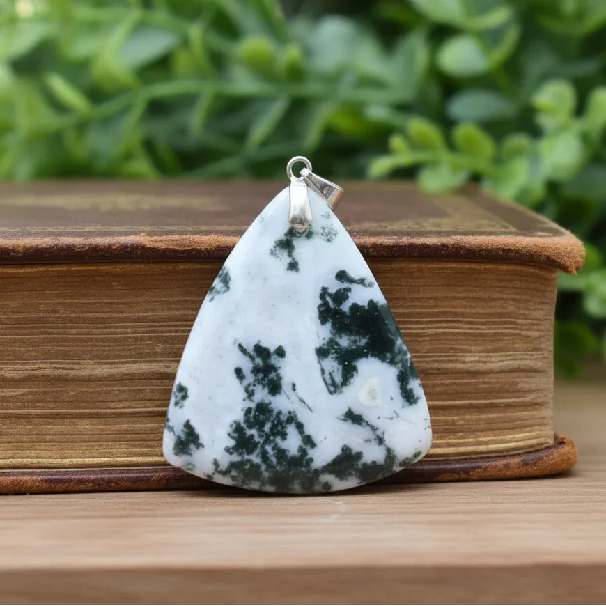 Pendentif en Agate Arbre (PE1486 - 2)