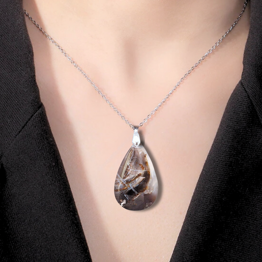 Pendentif en Agate bâton (PE1906)