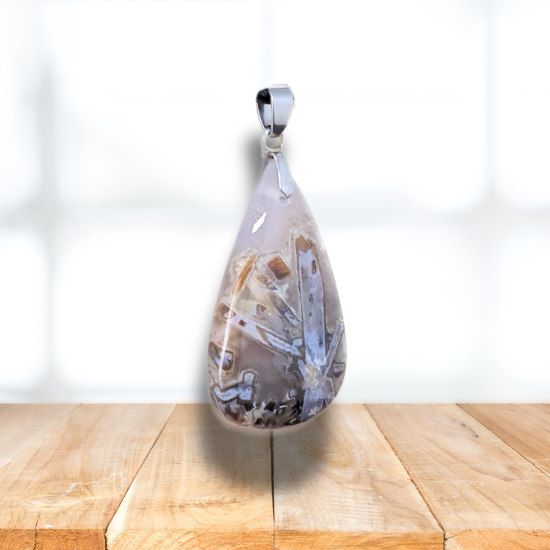 Pendentif en Agate bâton (PE1806)