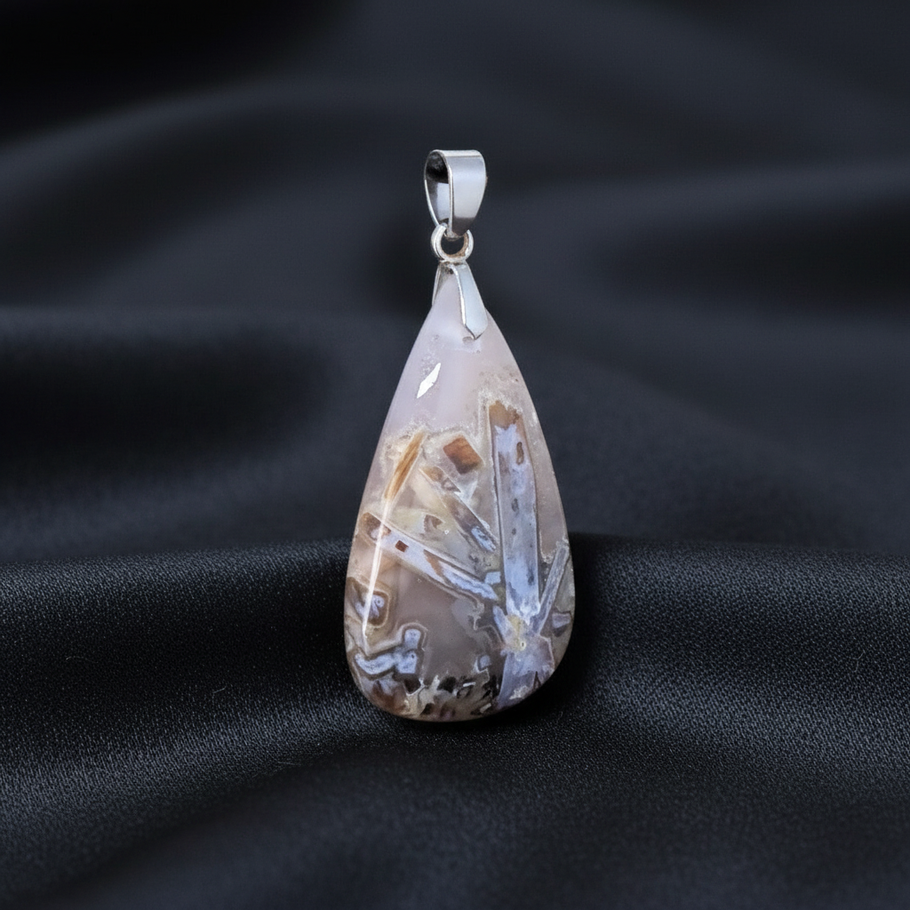 Pendentif en Agate bâton (PE1806)