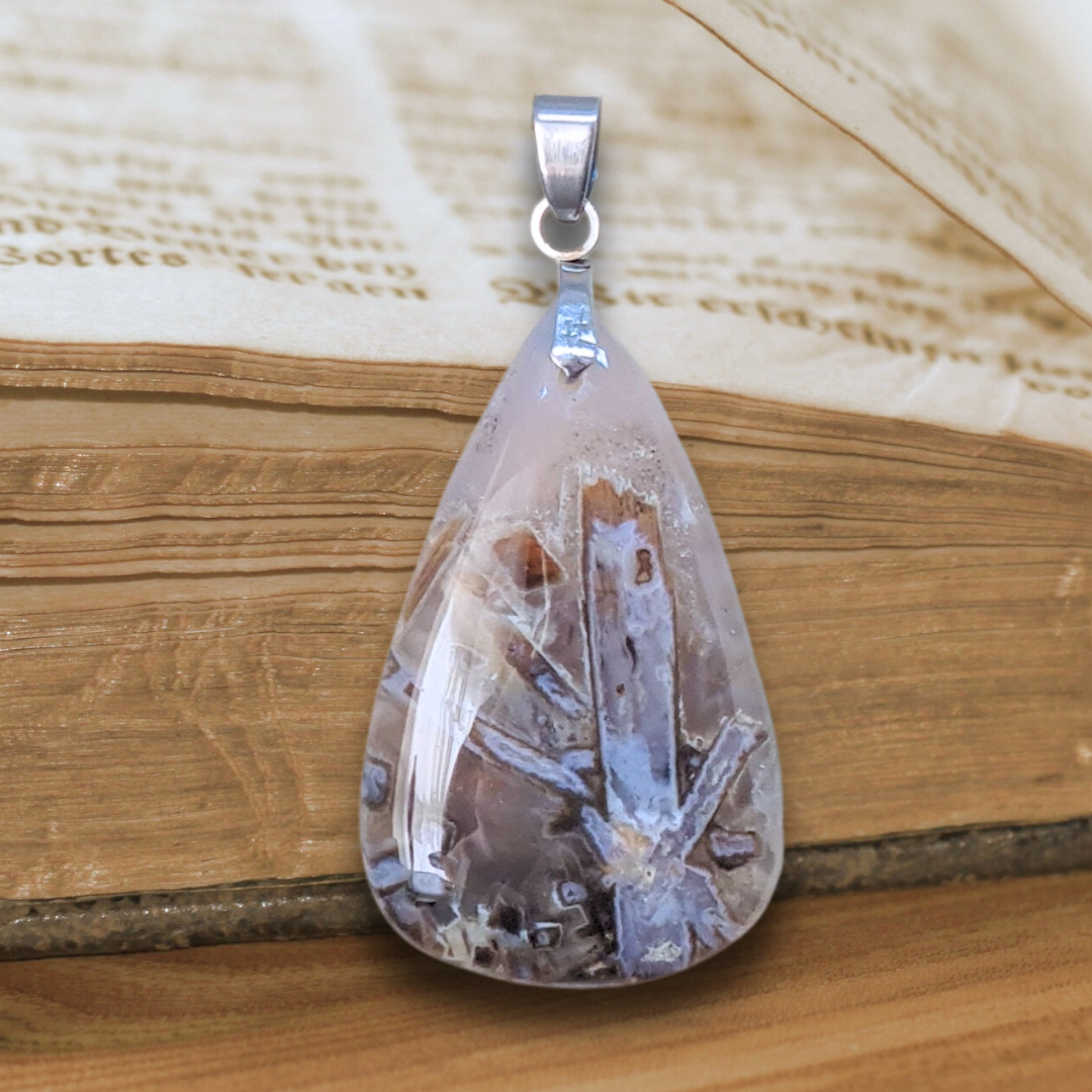Pendentif en Agate bâton (PE1806)
