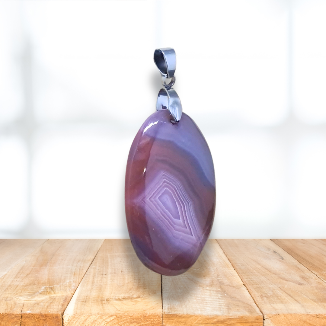 Pendentif en Agate du Botswana (PE2028)