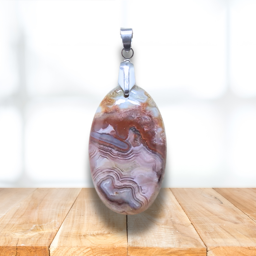 Pendentif en Agate Crazy Lace (PE2006)