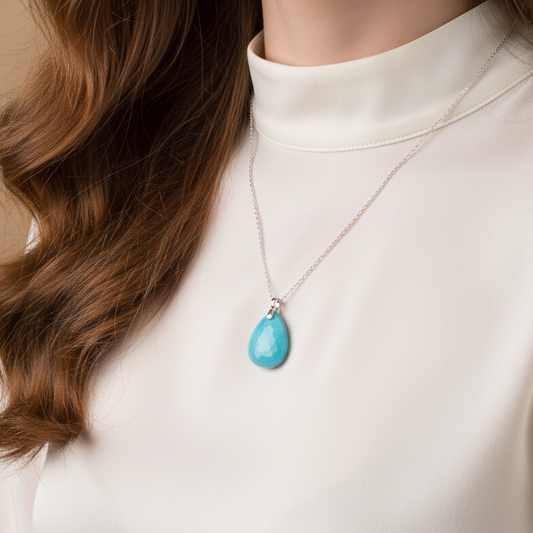 Pendentif en Amazonite (PE1711-3)