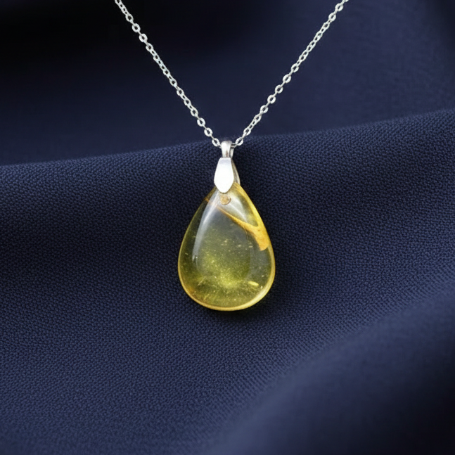 Pendentif en Ambre (PE1917-1)