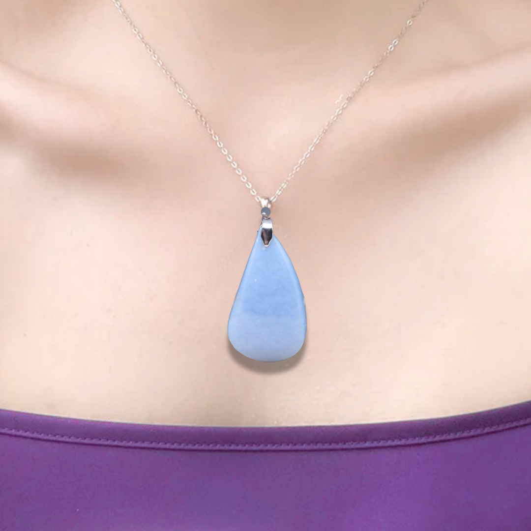 Pendentif en Angélite (PE905)