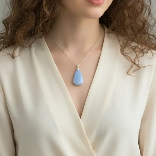 Pendentif en Angélite (PE905)