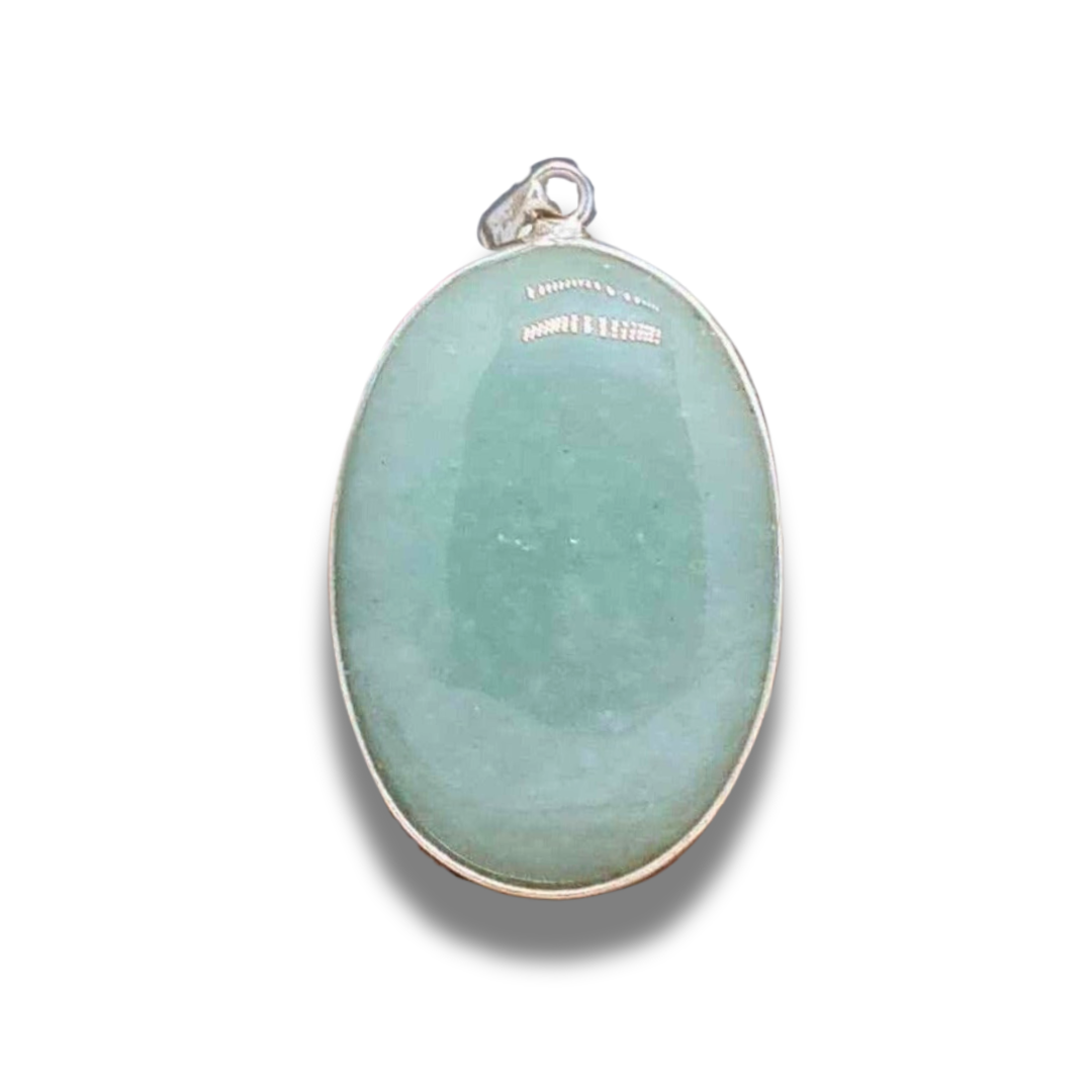 Pendentif serti en Aventurine verte (PE1736) - ENAE Minéraux