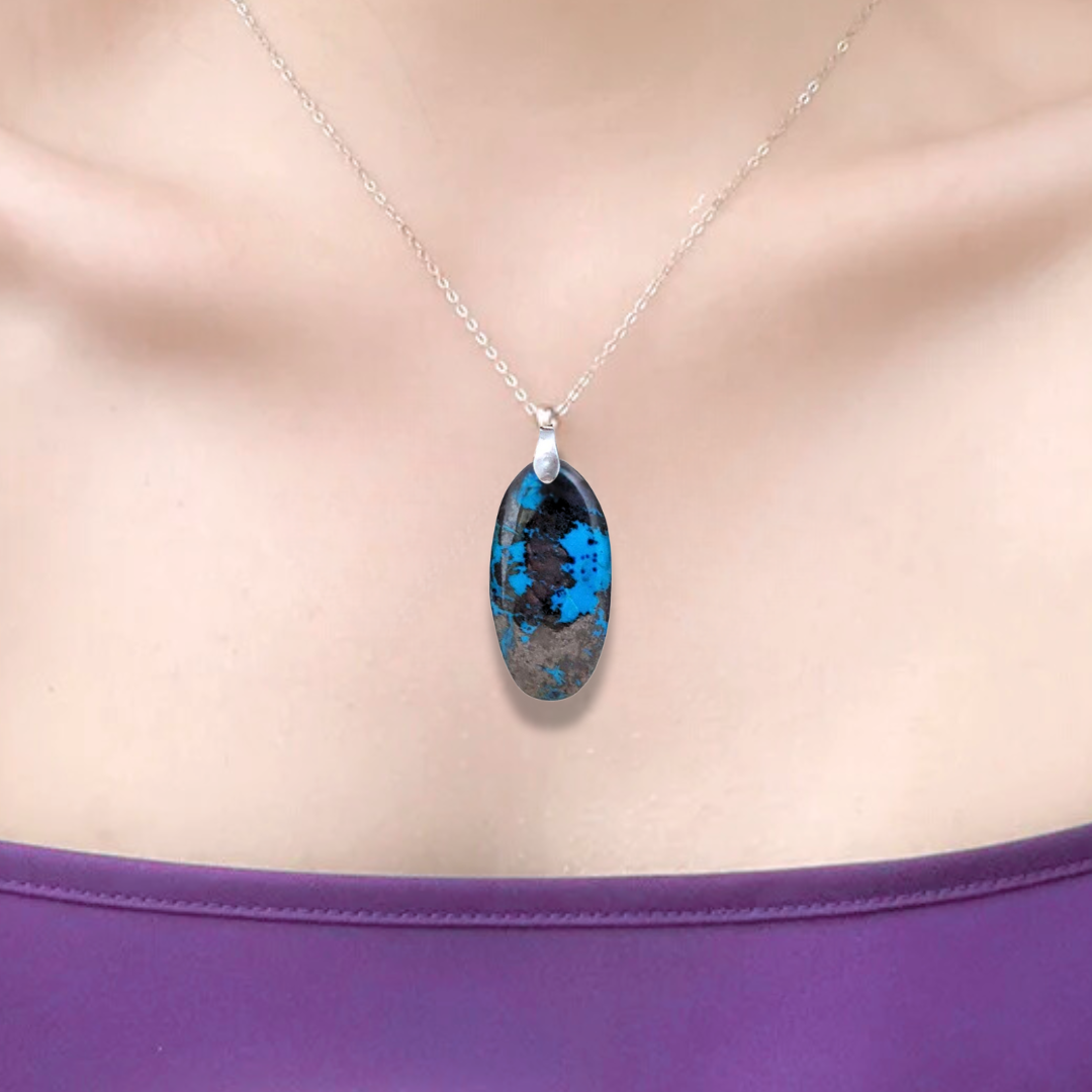 Pendentif en Azurite (PE1244)