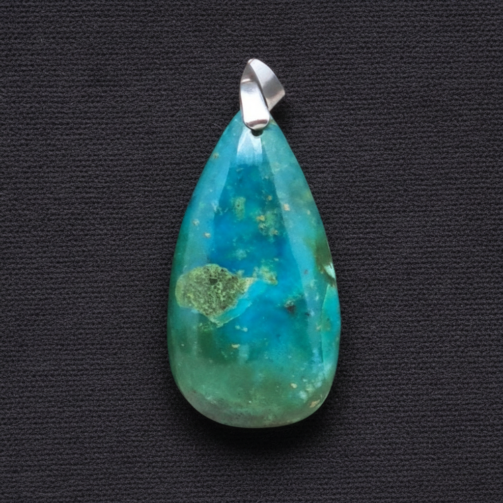 Pendentif en Chrysocolle (PE1647)