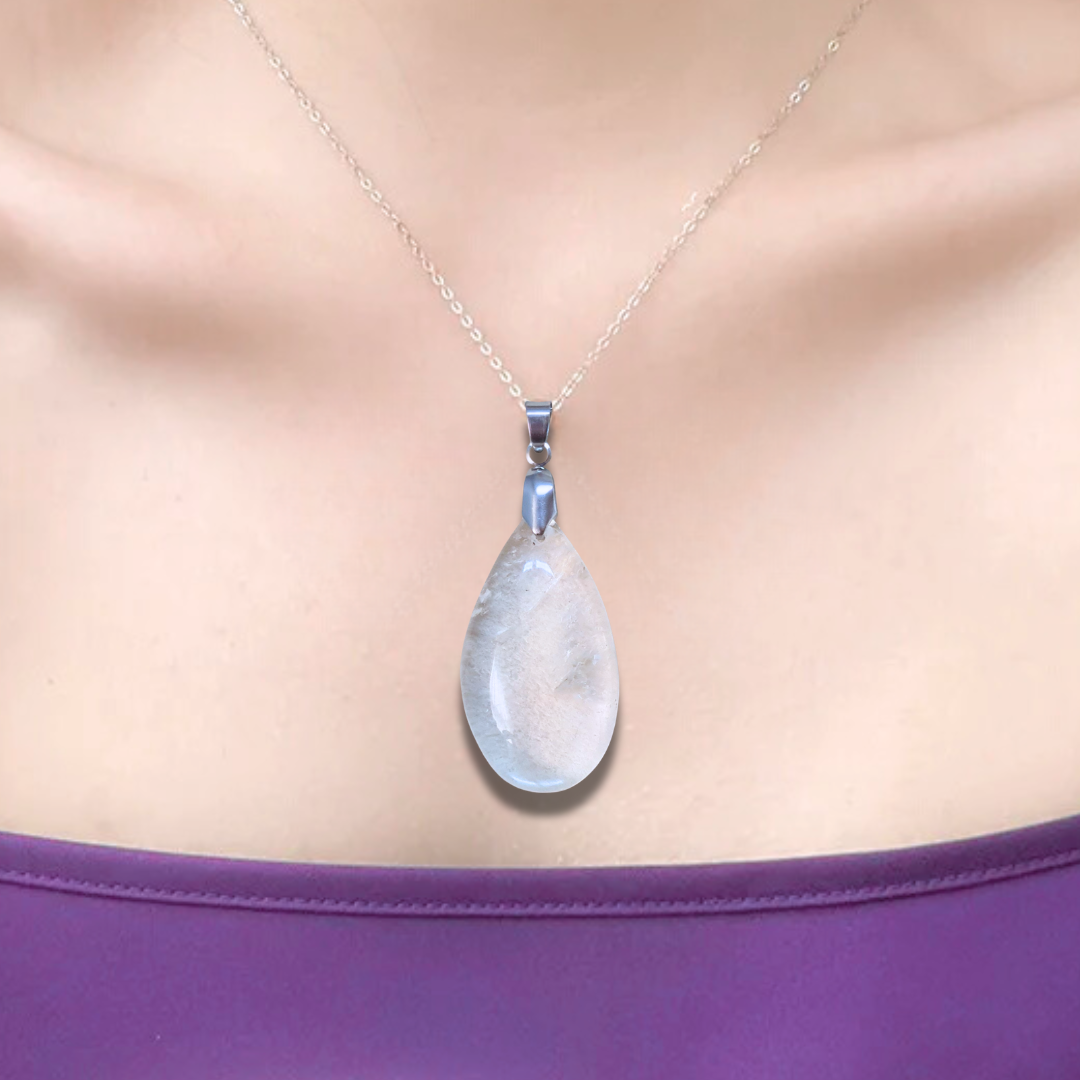 Pendentif en Cristal de roche (PE1793) - ENAE Minéraux