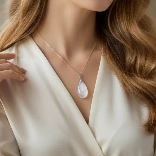 Pendentif en Cristal de roche (PE1793)