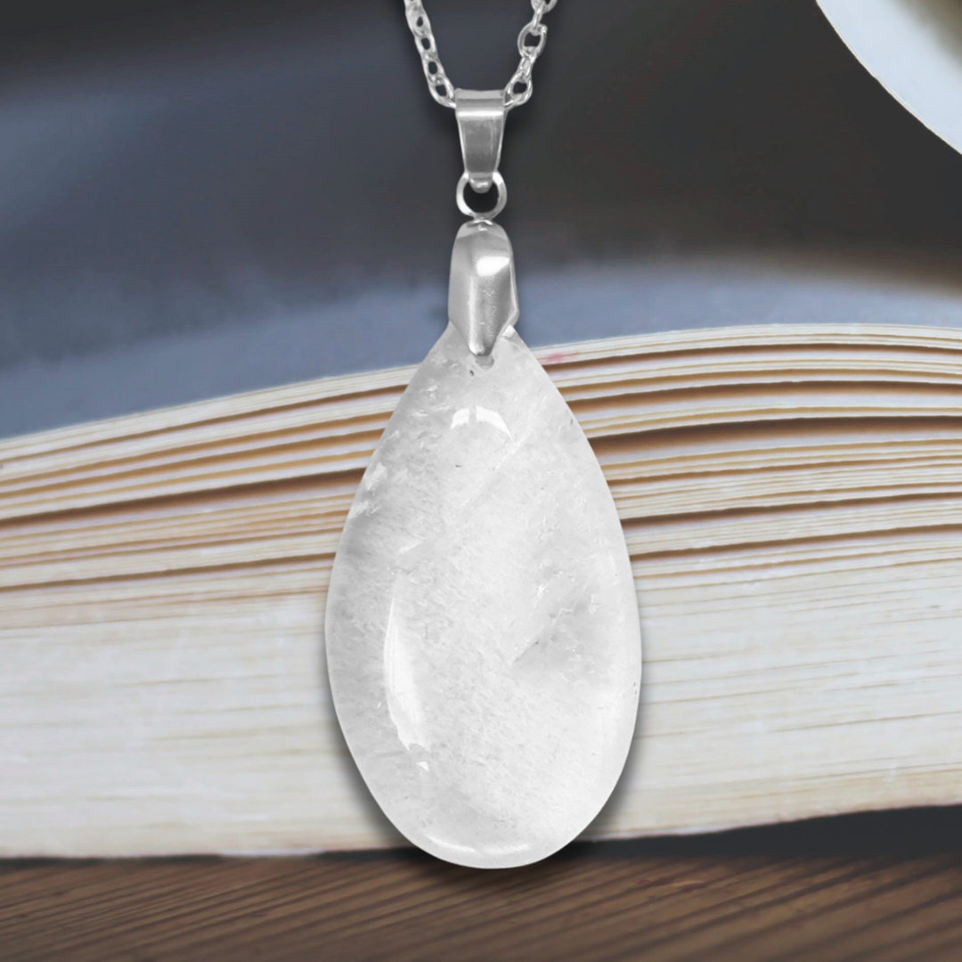 Pendentif en Cristal de roche (PE1793)
