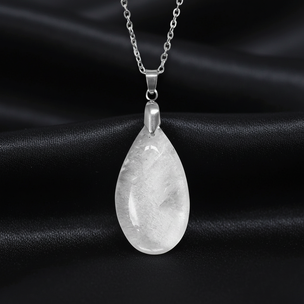 Pendentif en Cristal de roche (PE1793)