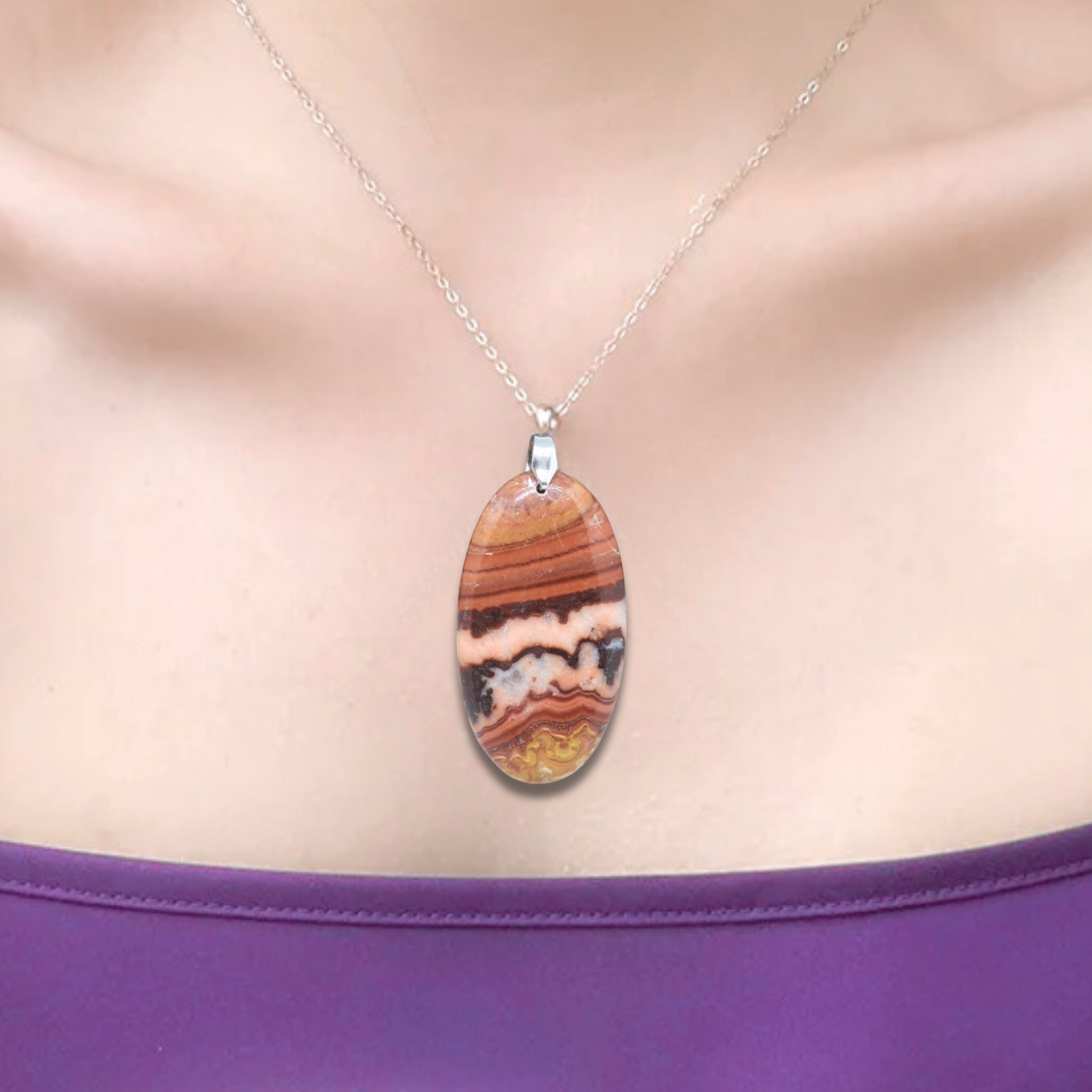 Pendentif en Dolomite (PE789) - ENAE Minéraux