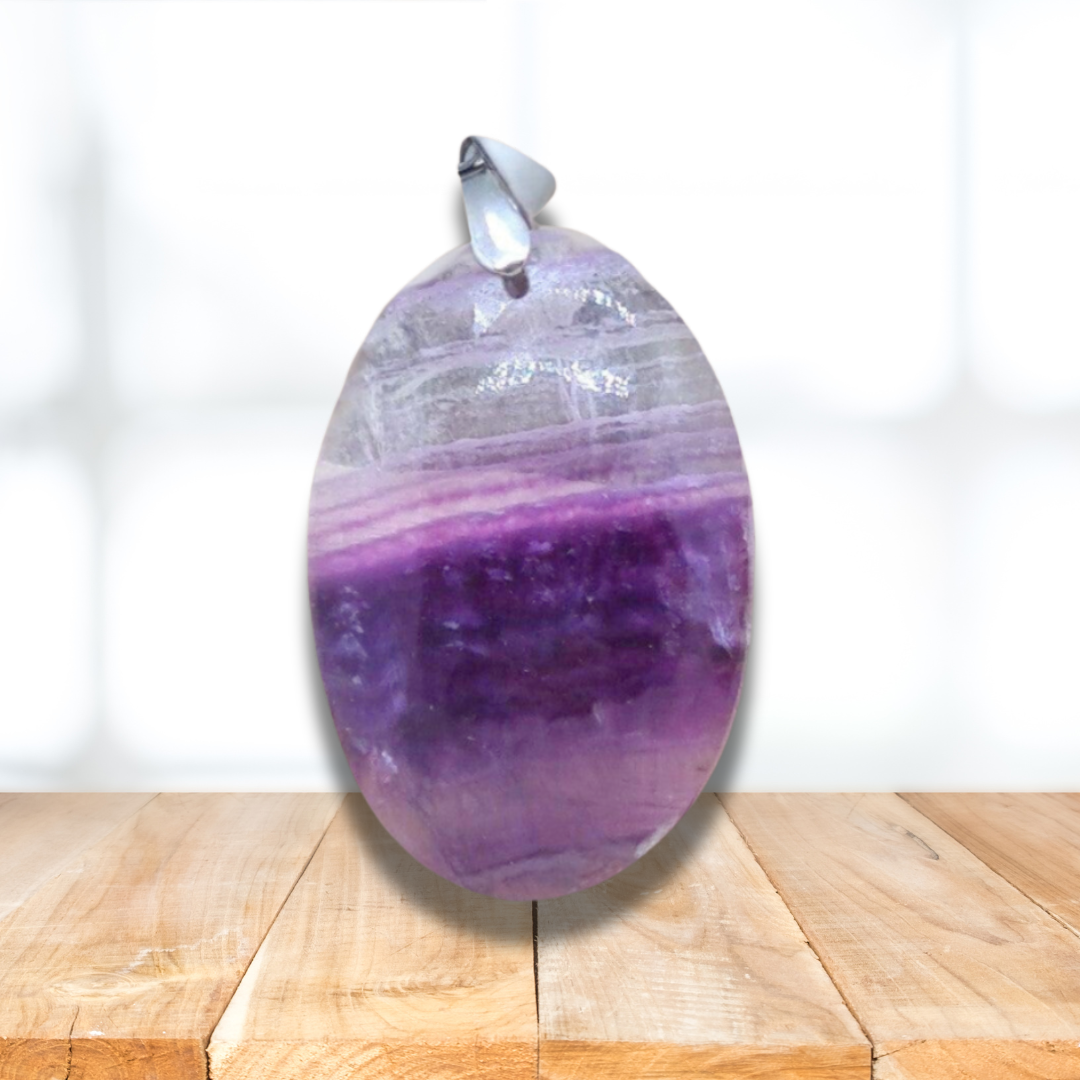 Pendentif en Fluorite (PE714) - ENAE Minéraux