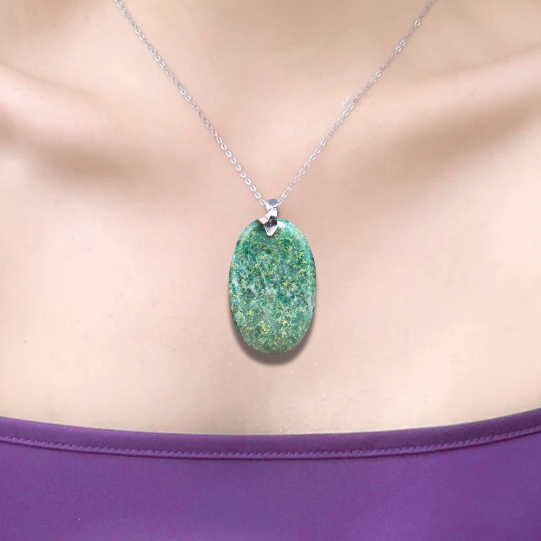 Pendentif en Fuchsite (PE1970) - ENAE Minéraux
