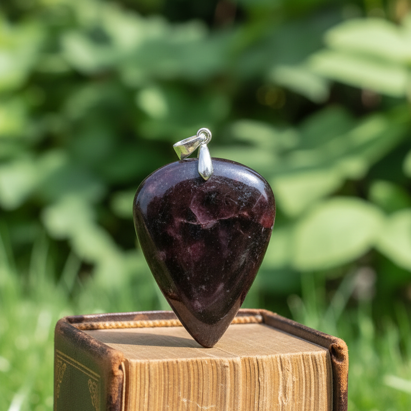 Pendentif en Grenat Pyrope (PE1823)