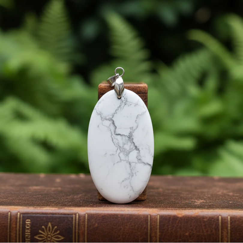 Pendentif en Howlite (PE781)