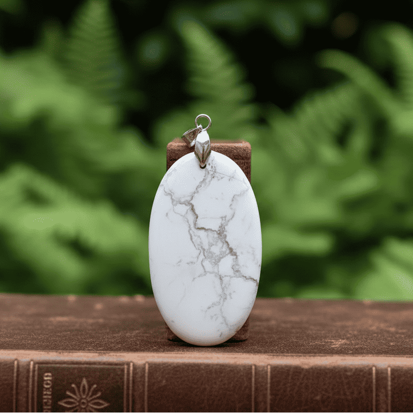 Pendentif en Howlite (PE781)