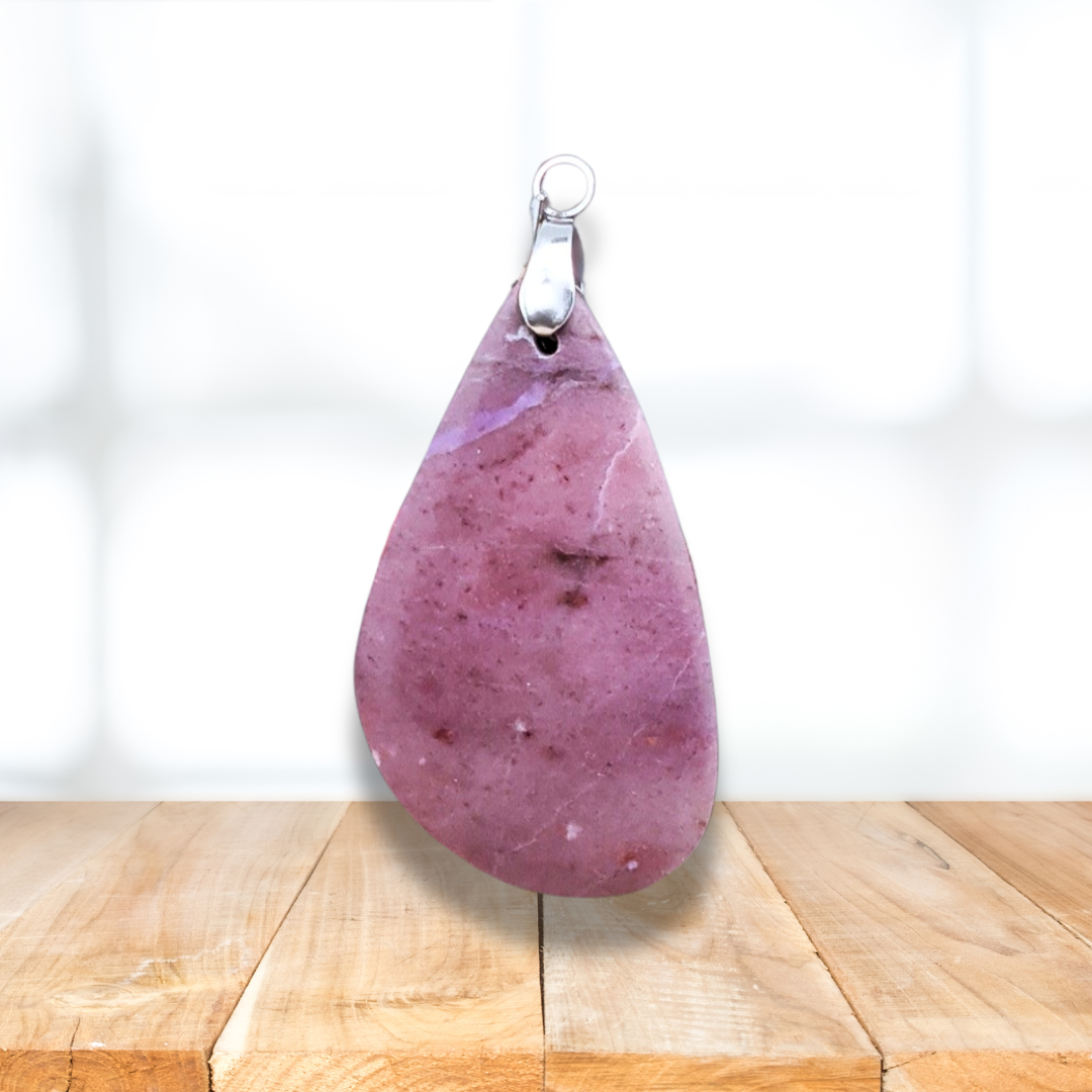 Pendentif en Jade Lavande (PE1633) - ENAE Minéraux