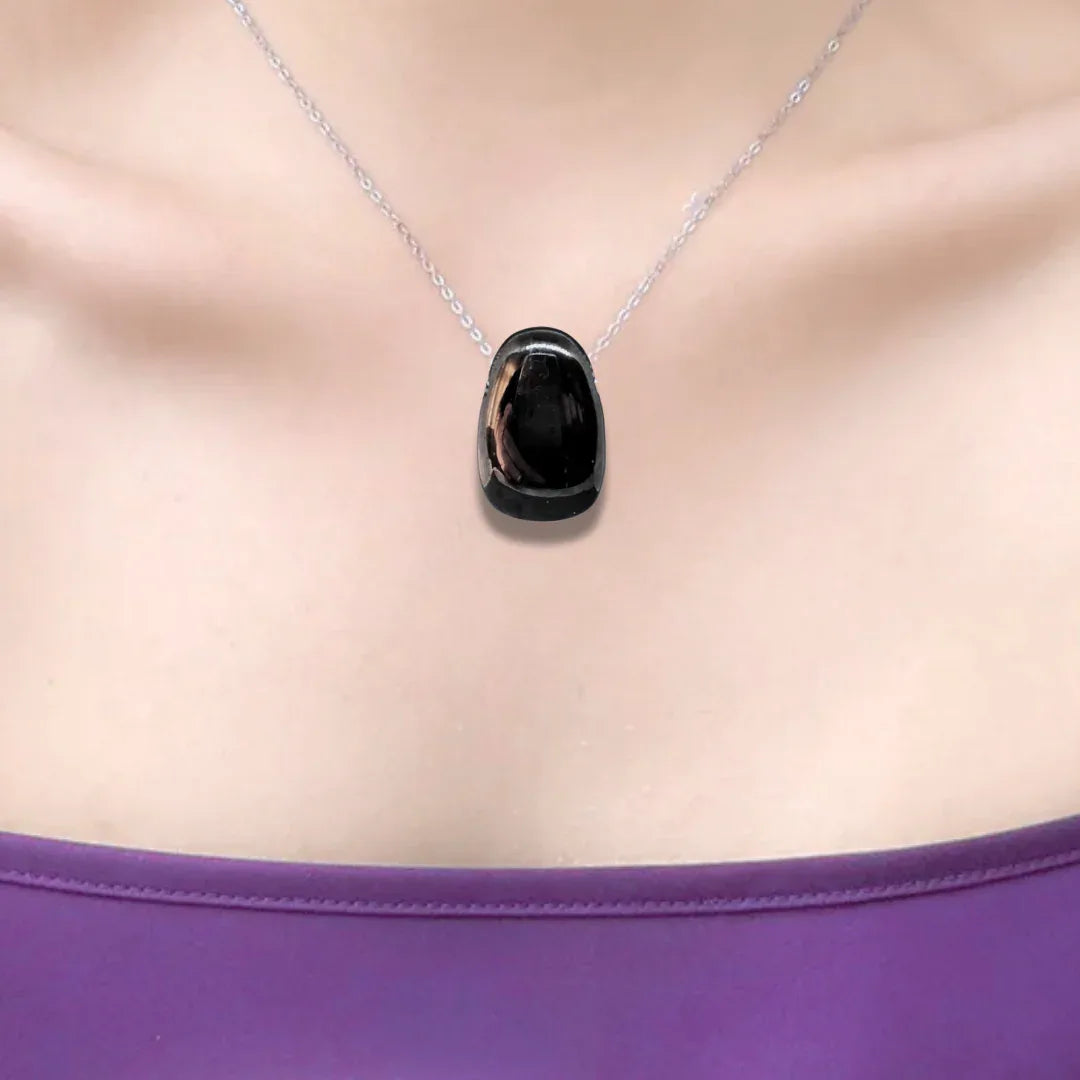 Pendentif en Jais (ou Jet) (PE1713-2)